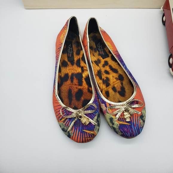 Iron Fist Size 38 Skull Ballerinas - Picture 2 of 2